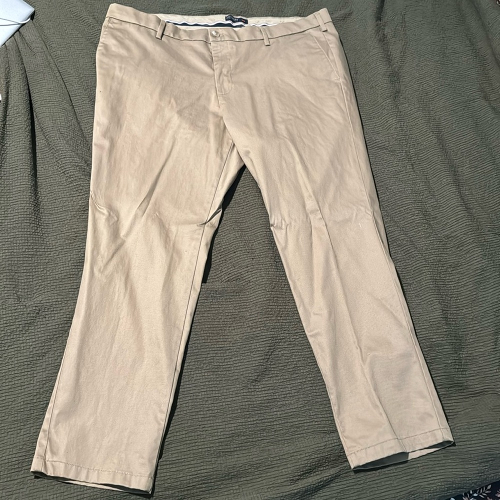 Dockers Signature Khaki Flat Front Slim Fit Pants 42x30